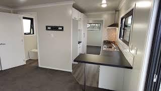 Cosy Home walkthrough 14.1m x 4.2m, 2bd end sliding door off bedroom mirror imaged