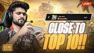 DP MAX DONE | RANK PUSH TO TOP 5 | CLASSIC HACKER OR WHAT | BGMI LIVE