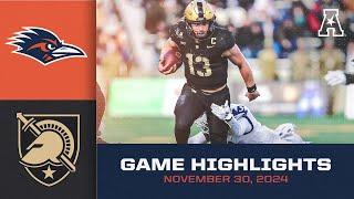 Game Highlights: UTSA vs Army (Nov. 30, 2024)