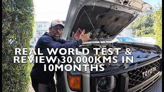 4x4 Real World Review 2024 Toyota Landcruiser 2.8 Automatic 1GD 2.8 79series 30,000kms in 10 months