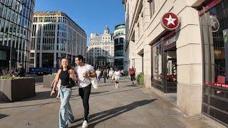 London City Tour 2025 | 4K HDR Virtual Walking Tour London Bridge, St. Paul's