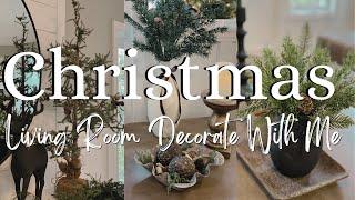 Christmas Decorate With Me 2024 | Christmas Living Room | Christmas Home Decorating Ideas