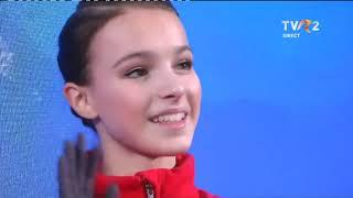 Anna Shcherbakova, Alena Kostornaia - SP - 2020 Figure Skating European Championships, Graz