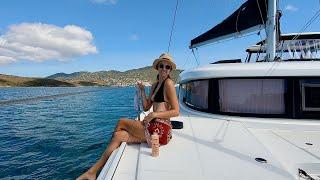 REALISTIC Day in the Life of Liveaboard Sailors Cruising the Caribbean