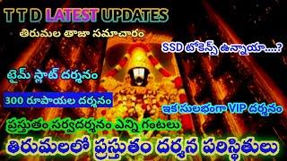 tirumala darshan daily updates | tirupati darshan news today | meena tirumala updates