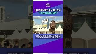 대구지법 "동대구역 박정희 동상 가처분 다툼 실익 없어···이미 끝난 공사" #대구MBC