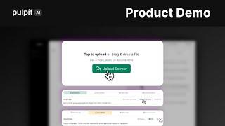 How to Use Pulpit AI (Full Demo)