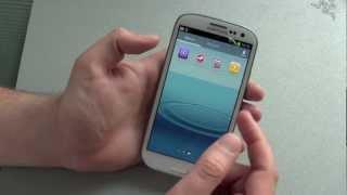 Samsung Galaxy S3 einrichten und erster Eindruck