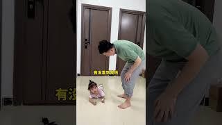 The Smart Daughter Picked Up Her Father’S Money And Refused To Admit It! #baby #smart #funny