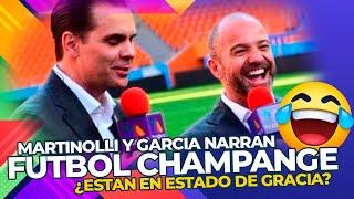 Martinolli y Luis García narran Futbol Champange