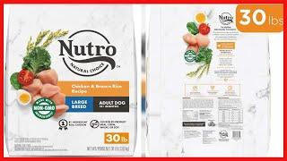 NUTRO NATURAL CHOICE Large Breed Adult Dry Dog Food, Chicken & Brown Rice Recipe Dog Kibble