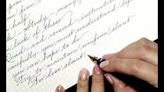 PART 1: Do's and Don'ts of Penmanship from Tamblyn's Home Instructor in Penmanship. No talking ASMR