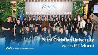 Petra Christian University Visit to PT Murni