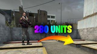 CS GO 280 UNITS BUNNYHOP JUMP!