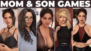 Top 5 Adult Games || Mom & Son || High Graphic , Long Story Adult Games For Android & Pc || Part 3