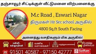  4800 Sq.ft Residential Plot for Sale | Eswari Nagar, Thanjavur | South-Facing | Prime Location