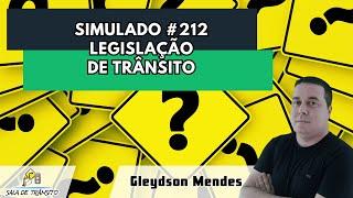 Simulado #212 - Legislação de Trânsito