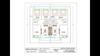 Row House Planning | Design Tips | AutoCAD Lecture | By Orenda Design Studio ( ODS )