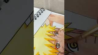 Naruto sage mode drawing #naruto #drawing #anime