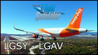 Microsoft Flight Simulator - Skyros (LGSY) to Athens (LGAV) - A320neo