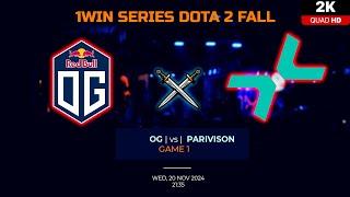 OG vs PARIVISON Game 1 Highlights | 1win Series Dota 2 Fall Group Stage | Group B [20-Nov-24]