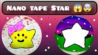 DIY Kawaii Star ⭐️ TikTok Nano Tape Squishy || #cute #diy