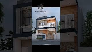 25by50 house elevation design(voice generated by 11.ai) #construction #homedesign #architectual