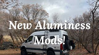 New Aluminess Mods on our Mercedes Sprinter Van