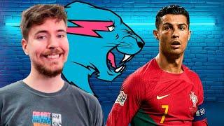 Ronaldo Teaches MrBeast the Legendary 'Siuuu' Celebration