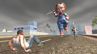 Franklin Fight Chucky 'Killer Doll' in Indian Bike Driving 3D