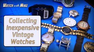 Collecting Cheap Vintage Watches  & Wacky Wristwatch Flea Market Finds