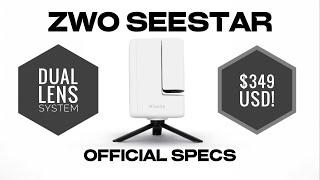 ZWO S30 OFFICIAL SPECS | The Next Generation of SEESTAR