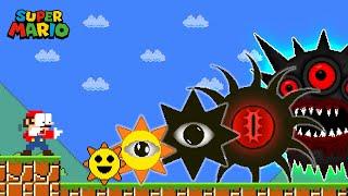 Mario vs Mr.Sun | Mario ESCAPES the Evolution of Sprunki Mr.Sun Phase 25 | GM Stories
