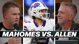 Is Josh Allen Passing Patrick Mahomes This Season? | The Bill Simmons Podcast