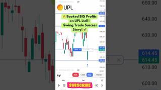  Booked BIG Profits on UPL Ltd! |Swing Trade Success Story! 