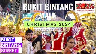 Bukit Bintang Walk (Christmas Season), Kuala Lumpur (Dec 2024)