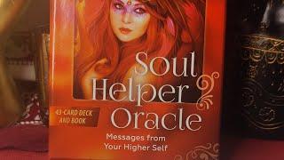 unboxing SOUL HELPER ORACLE by  Christine Arana Fader.