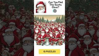 Can You Find This Santa Claus ? Find Picture Puzzle