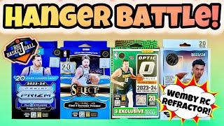 *HANGER BOX BATTLE!* 2023-24 Topps Chrome, Prizm, Optic & Select Hanger Break!  WEMBY RC REFRACTOR!