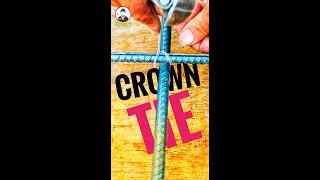 Crown Tie of Steel Rebars #tying #shorts #viral