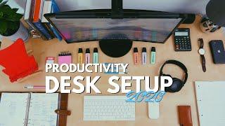 My Productivity Desk Setup - aesthetic & affordable