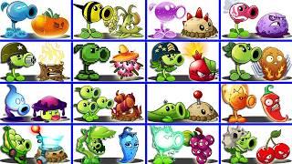 Random 16 Pair PEA & Support Plants Battlez - Pvz 2 Team Plant vs Team Plant