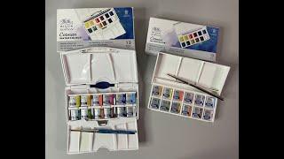 Winsor & Newton Watercolor Pocket Set Comparison