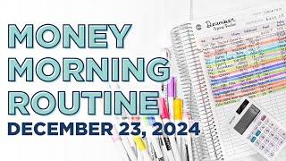 Money Morning Routine | Spending Update + New Year