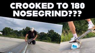 How to: Slappy Crooked Grind to 180 Nosegrind