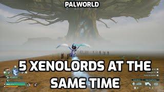 Palworld: 5 Xenolords at The Same Time | Raiding At The World Tree