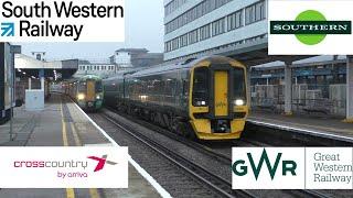 Trains at Southampton Central, SWML - Christmas Special 23rd December 2021