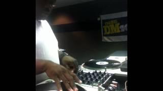 Old school mix live on 101.3 THE BIG DM (WWDM) 10-16-2012