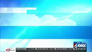 Cloudy with a few showers today