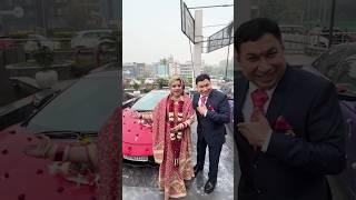 DOLI KI VIDAI on LAMBORGHINI️ My Parents 25th Wedding Anniversary #lamborghini #shaadi #wedding